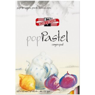 Pastellmalerei A2 Block - 20 Blatt farbig sortiert ,...