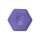 Radiergummi-  " Thermoplast " Hexagon- Form/ farblich sortiert ,  im 3er Blister
