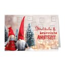 Weihnachten  Glückwunschkarten  " Adventskalender"   10-fach sortiert