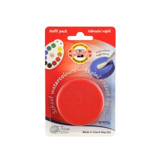 Farbkasten- Ersatztabletten 57 mm  - Light Vermillion / 376 -  im Blister