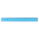 Lineal - Plast 30 cm - Transparent Blau - VE 50