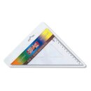 Dreieck - Plast   45° - extra groß / 16 cm...