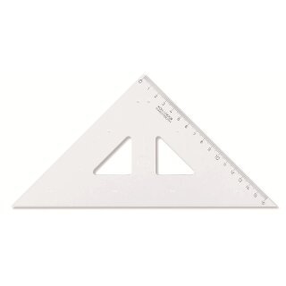 Dreieck - Plast 45° - extra groß / 16 cm Lineal -...