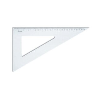 Dreieck - Plast 60° - XXL / 29 cm Lineal - Transparent...