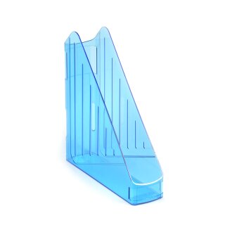 Stehsammler für Format A4 - Transparent Blau VE 10