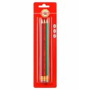 Bleistifte  mit Radiergummi  - Gradation HB - Matt ,...