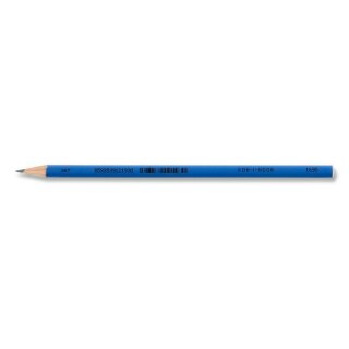 Bleistifte - Schulbleistifte  mit rundem Profil "  Blau "  Gradation HB -  im 144 Pack