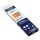 Textmarker -  Keilspitze " NEON sortiert " Strichstärke  1-2 mm, im 4er Pack