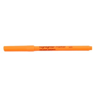 Textmarker -  Keilspitze " NEON Orange " Strichstärke 1-2 mm