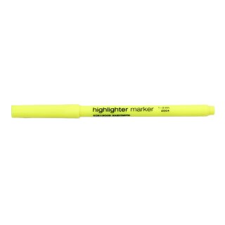 Textmarker -  Keilspitze " NEON Gelb " Strichstärke 1-2 mm