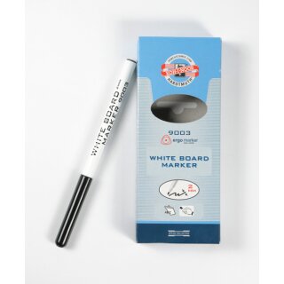 White-Boardmarker  - Schwarz  / 2,0 mm Rundspitze