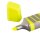 Textmarker - Keilspitze 1 - 5 mm / gummierte Griffzone   " Gelb / Pink " ,  im 2er Pack