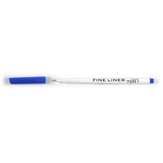 Fineliner  " Blau "   Kunststoff- Rundspitze /  0,3 mm Strichstärke