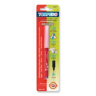 Tintenroller  " TORPEDO  AROMATIC  "  sortiert   / 0,3 mm Strichstärke , im Blister