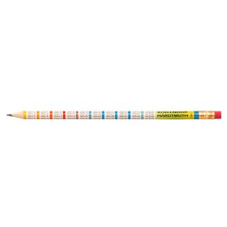 Bleistifte 12er Pack 1 x 1 mit Radiergummi VE 12