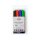 Marker Permanent- Marker 1 - 5 mm Keilspitze Koh-I-NOOR ( 4006 ) , farblich sortiert im 4erPack
