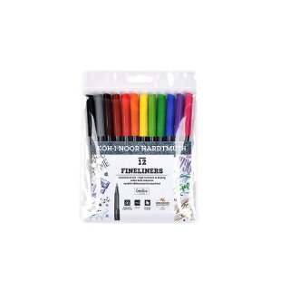 Fineliner - Feinschreiber farblich sortiert , 0,3 mm...