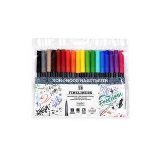 Fineliner - Feinschreiber farblich sortiert , 0,3 mm...