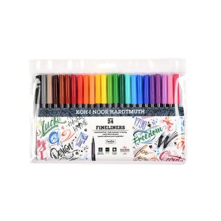 Fineliner - Feinschreiber farblich sortiert , 0,3 mm...