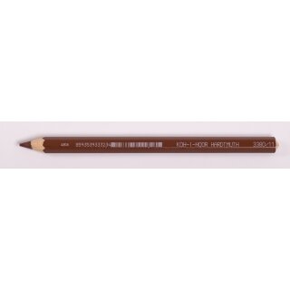Buntstifte " Jumbo  "  Farbstift 5,6 mm Mine  - brown -  im 12er Pack