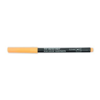 Fineliner - Feinschreiber ,  Rundspitze - 0,3 mm Strichstärke  / 03 - Llight Orange