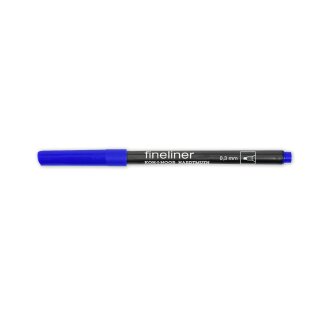 Fineliner - Feinschreiber ,  Rundspitze - 0,3 mm Strichstärke  / 15 - Blue