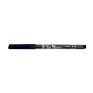 Fineliner - Feinschreiber ,  Rundspitze - 0,3 mm Strichstärke  / 29 - Dark Blue