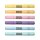 Textmarker - Keilspitze 1 - 5 mm  "Pastellfarben" im 6er Pack