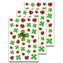 Sticker - Schmucketiketten " Marienkäfer "