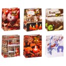 Weihnachten  Geschenktüte  Mittel - matt 18 cm x 10...