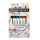 Textilmarker  Jumbo 2,5 mm  Rundspitze / farblich sortiert , im 6er Pack