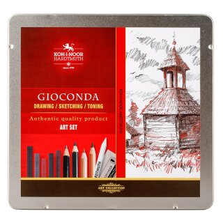 Künstler- Set 24teilig Gioconda Art-Set im Metalletui...