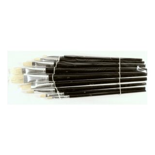 Pinsel- Set 9er Flachpinsel VE25