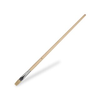 Pinsel- Set 12er Borsten- Flachpinsel mit langem Stiel - KOH-I-NOOR D