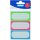 Etiketten- Buch,- Heftetiketten 34 x 74 mm , sortiert im 12er Pack