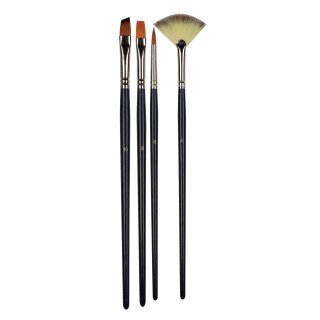 Pinsel- Set 4er Synthetikhaar/ Nylon - Pinsel VE1