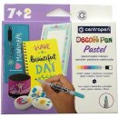 Decor Pen - Deko Marker " Pastell 7 + 2  " 1,2...