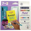 Decor Pen - Deko Marker " Pastell 7 + 2  " 1,5...
