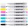 Decor Pen - Deko Marker " Pastell 7 + 2  " 1,5 mm,  im 9er Pack