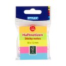 Haftnotizen farbig - 50 mm x 12 mm - 5 x 100 Blatt