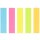 Haftnotizen farbig - 50 mm x 12 mm - 5 x 100 Blatt
