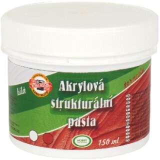 Acryl- Struckturpaste - Weiß - 150 ml / Dose