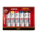 Acrylfarben- 6er Set  -  6 x 40 ml / Tuben -
