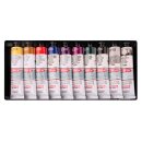 Acrylfarben-  Set  8 +2     - 8 x 40 ml + 2 x 40 ml / Tuben -