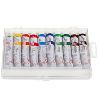 Temperafarben 10er Set im Eurokasten 10 x 16 ml VE10