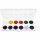 Farbkasten-  12er  Brilliant Wasserfarben / Kunststoffkasten