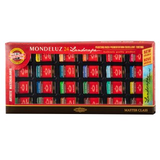Aquarellfarben- Set  "Mondeluz"  24er Set  - Landschaft -