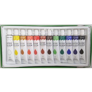 Aquarellfarben 12er Set 12 x 12 ml ( 17501 ) VE6