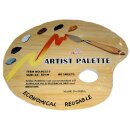 Mischpalette - Abreißpalette oval 30 x 25 cm / 40 Blatt VE1