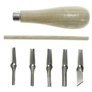 Linolschnitt Set - Linolbesteck 7 teilig VE25
